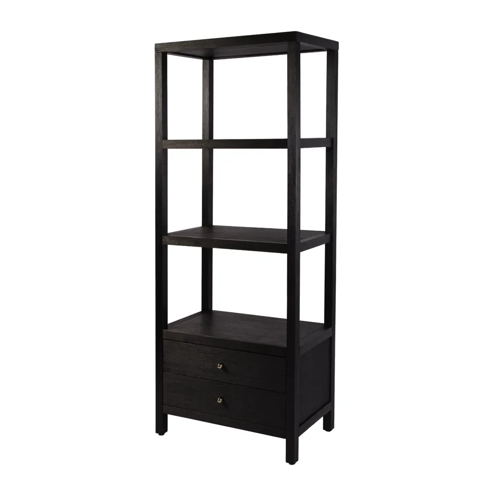 Nora Antique Coffee Bookshelf