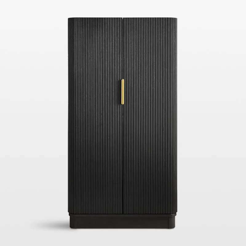 Aria 38" Black Bar Cabinet
