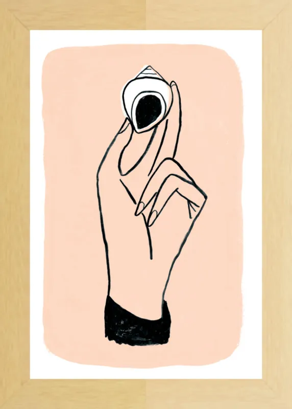 My Hand is My Face by Michael Doyle - Apartment On Belmont for Artfully Walls