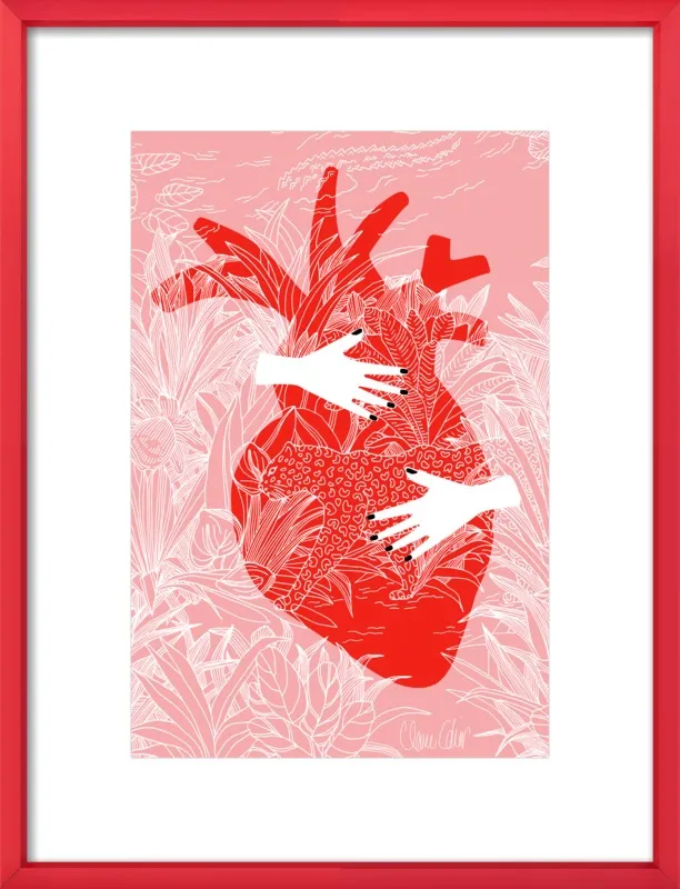 REFUGE ROSE by Claire Colin for Artfully Walls