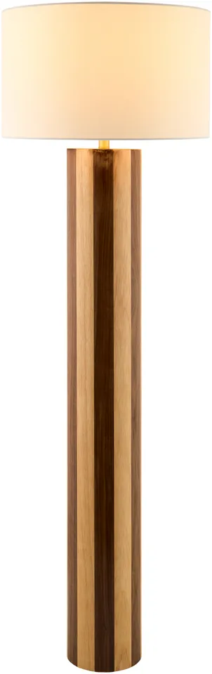 Timberline  Natural 61"H x 19"W x 19"D Accent Floor Lamp