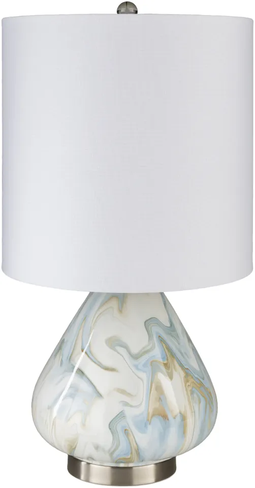Orleans Beige Marbled 29"H x 14"W x 14"D Accent Table Lamp