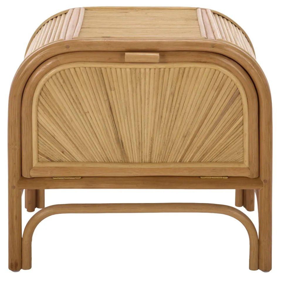 Rehanne Rattan Nightstand - Natural