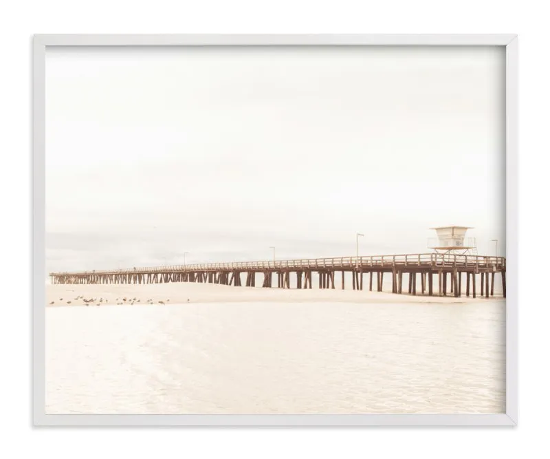 Stormy Pier Limited Edition Fine Art Print
