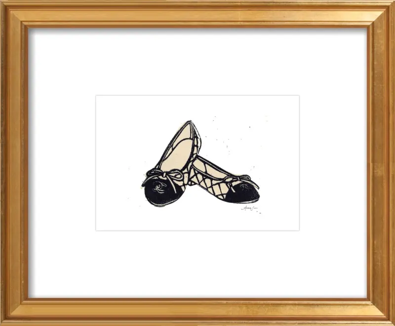 Chanel Ballet Flats by Anna See for Artfully Walls