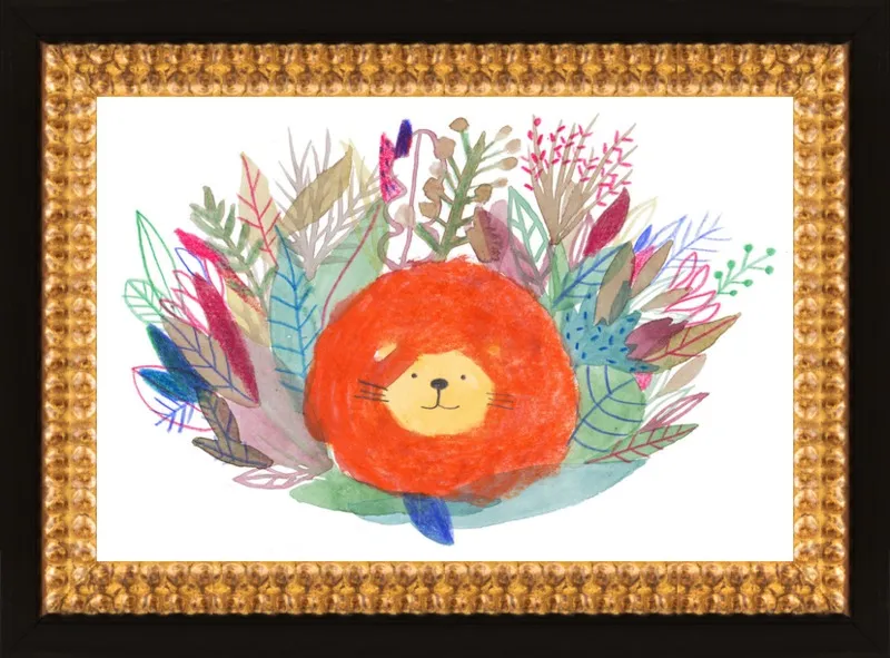 Lion by Marion Barraud for Artfully Walls