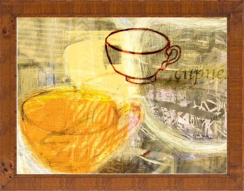 Still Life with Cups by Carmel Kushnir for Artfully Walls