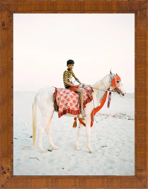 Boy on Horse by Andrew Jacona for Artfully Walls