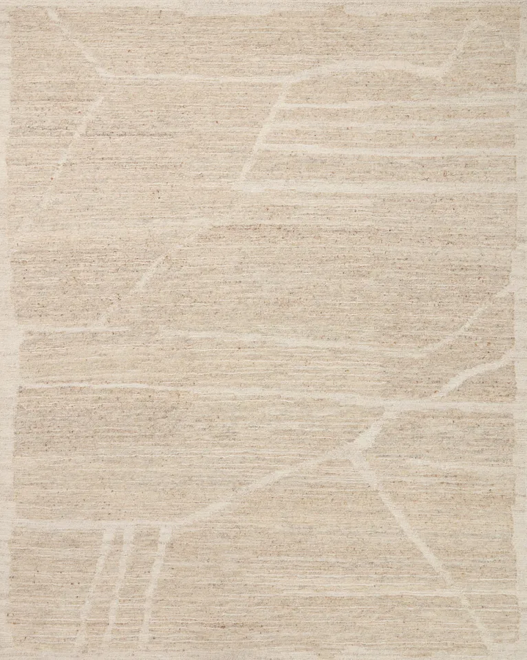 Loloi Raquel Oatmeal / Sand 18" x 18" Sample
