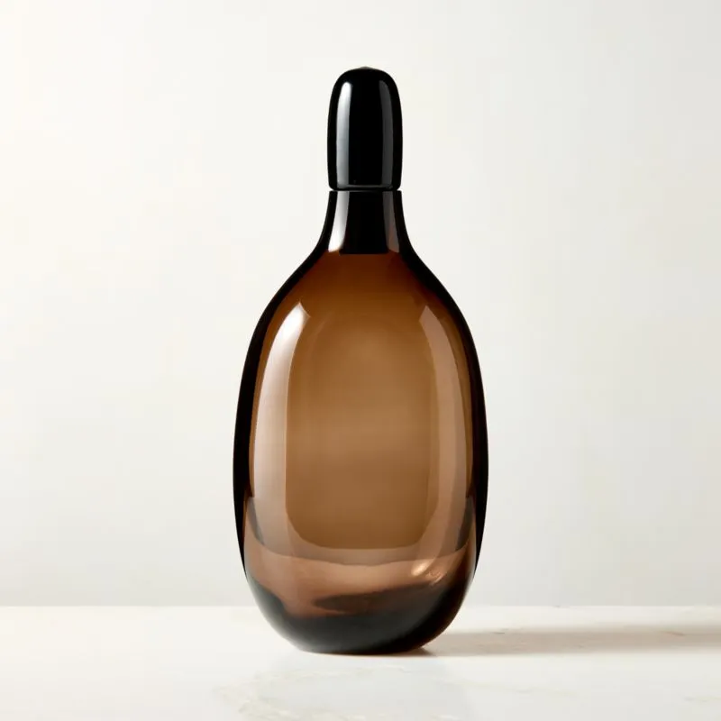 Dean Inom Smoked Glass Decanter by Casa Dean by Swizz Beatz