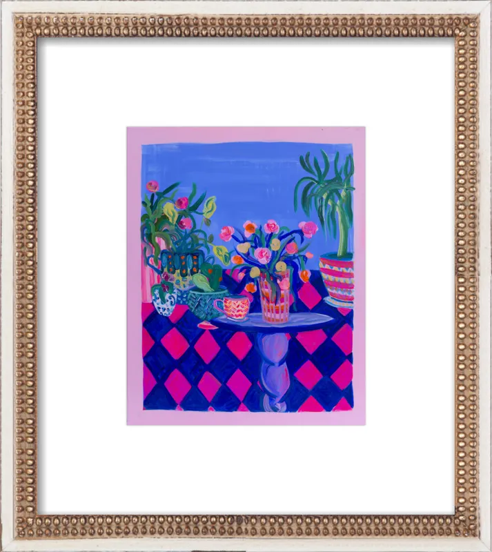 Pots and Plants painting by Davina Shefet for Artfully Walls