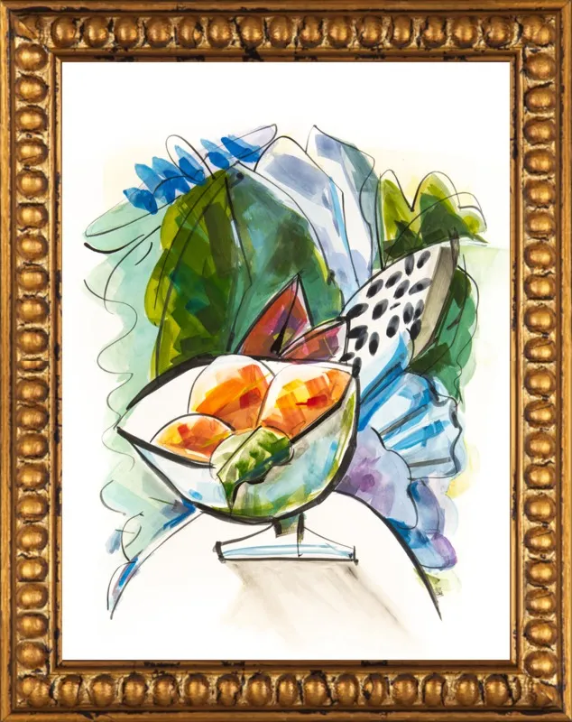 Still life with oranges by Becky Aubry for Artfully Walls