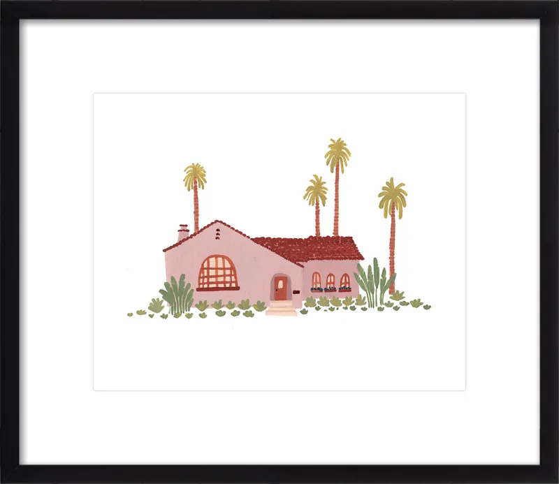 Pink Bungalow by Taylor Ann for Artfully Walls