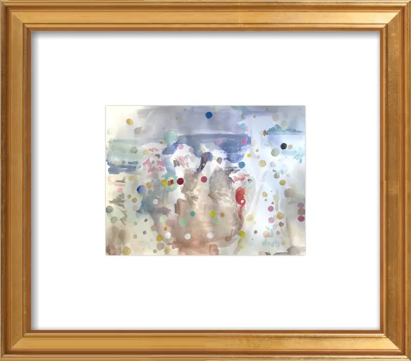 Beach scene (from memory)  by Hannah Dean for Artfully Walls