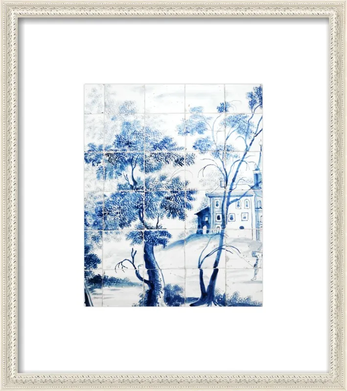 Lisbon Blue Tiles Two by Lupen Grainne for Artfully Walls