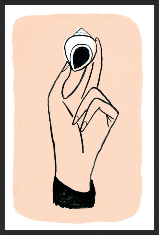 My Hand is My Face by Michael Doyle - Apartment On Belmont for Artfully Walls