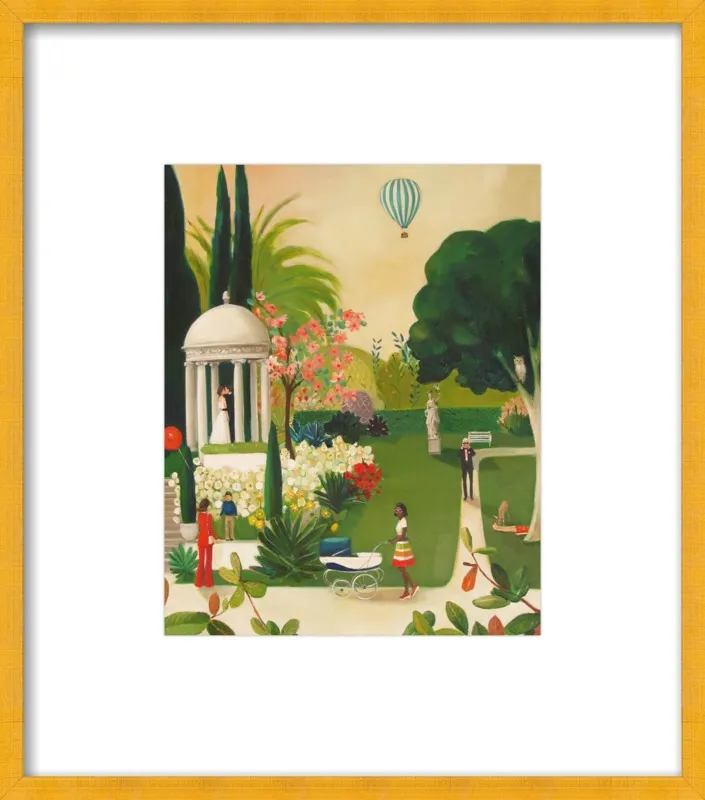 A Fainting in the Botanical Gardens by Janet Hill for Artfully Walls