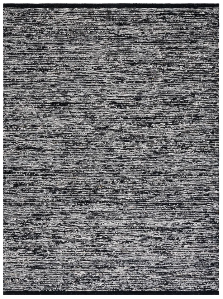 Safavieh Couture Natura Collection Flat Weave Area Rug, Black, 5' x 8'