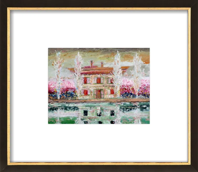 THE PINK AND ROSE HOUSE by LAUTIR for Artfully Walls