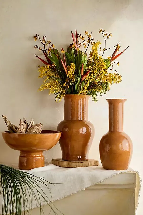 Sculptural Terracotta Vase