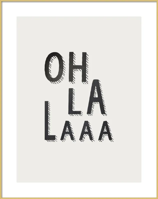 Oh la la by Lonneke de Roos - Kind of Style for Artfully Walls