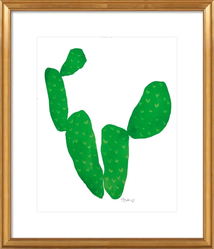 Green Cacti by Kate Roebuck for Artfully Walls