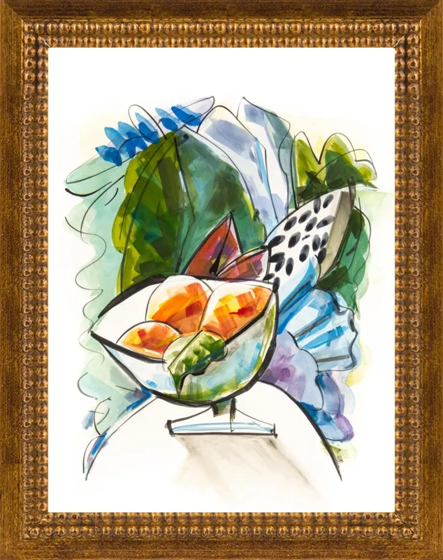 Still life with oranges by Becky Aubry for Artfully Walls
