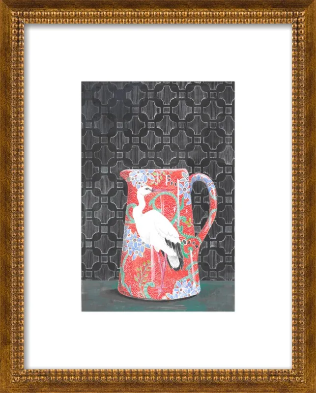 Red Vase by Miri Eshet for Artfully Walls