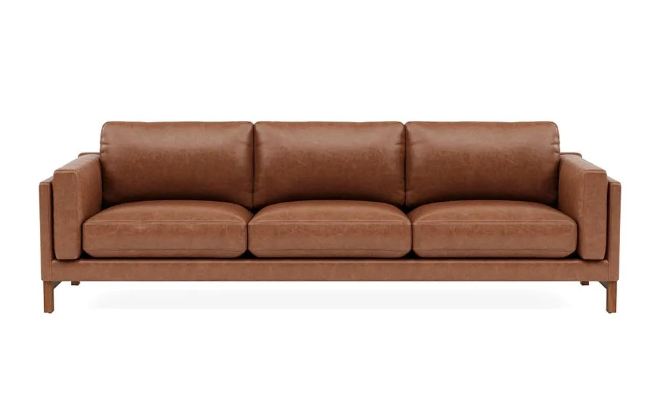 Gaby Leather 3-Seat Sofa