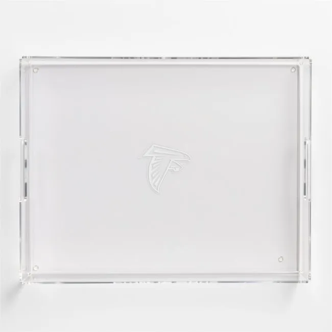 NFL Atlanta Falcons Large Rectangle Acrylic Decorative Tray