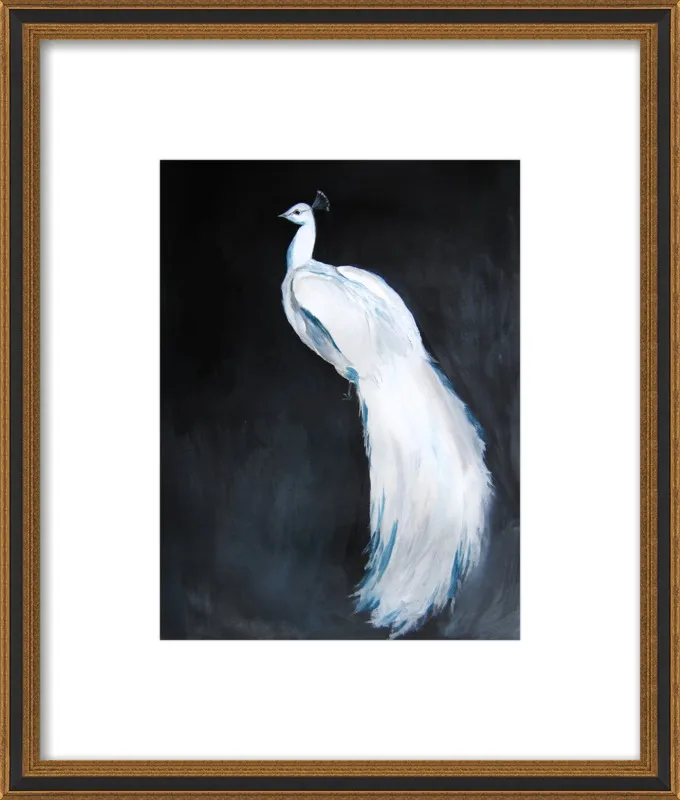 White Peacock II by Christine Lindstrom for Artfully Walls