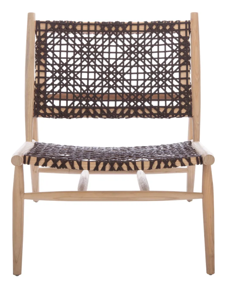 Bandelier Accent Chair - Natural / Brown - Safavieh