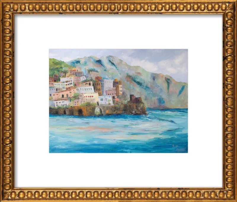 Amalfi Coast by Renee A Ortiz for Artfully Walls