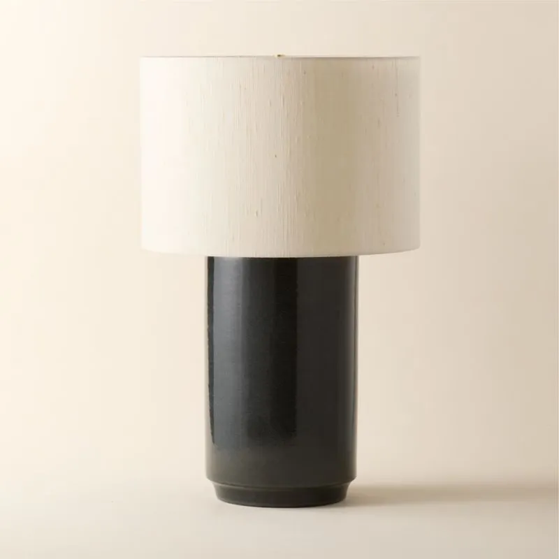 Rosalind Navy Ceramic Reactive Glaze Table Lamp 32"