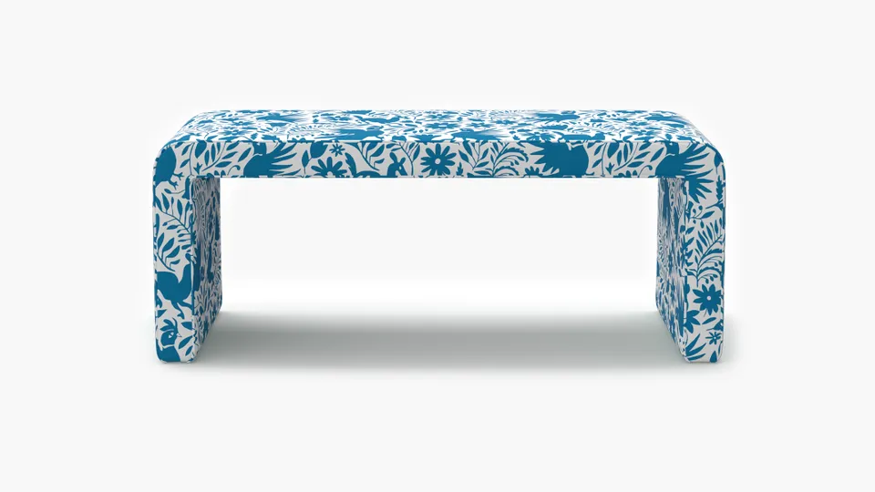 Waterfall Bench, Cerulean Frida