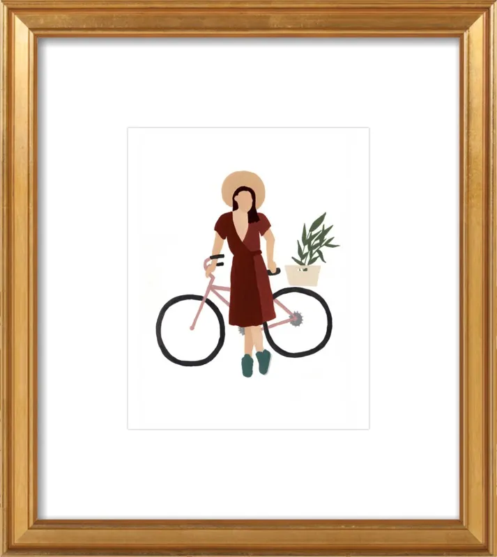 Biking Beauty by Taylor Ann for Artfully Walls