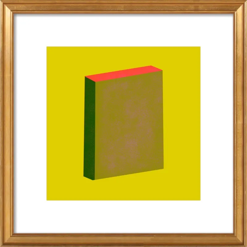 Color Books 4, Olive, Forest, Hot Red & Pear Green by Jessica Poundstone for Artfully Walls
