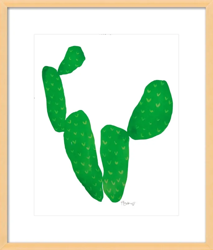 Green Cacti by Kate Roebuck for Artfully Walls
