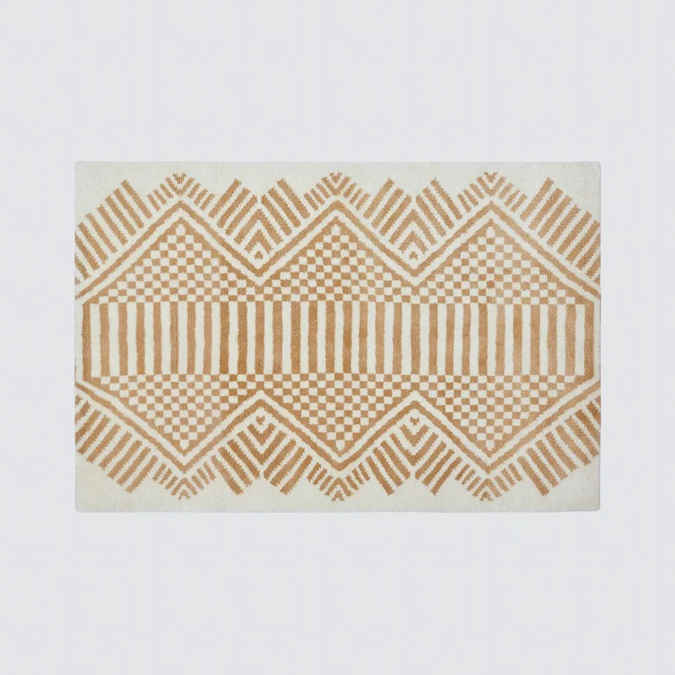 The Citizenry Ladhi Hand-Knotted Area Rug | 5' x 8' | Cream