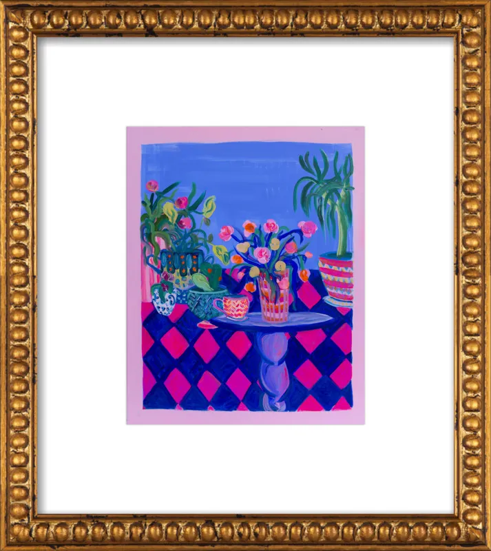 Pots and Plants painting by Davina Shefet for Artfully Walls