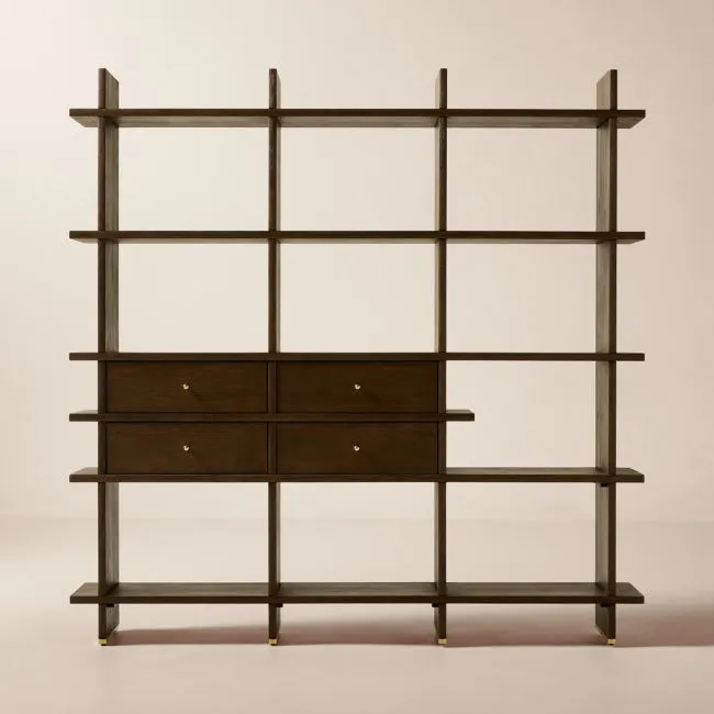 Madison Dark Oak Bookcase by Todd Snyder