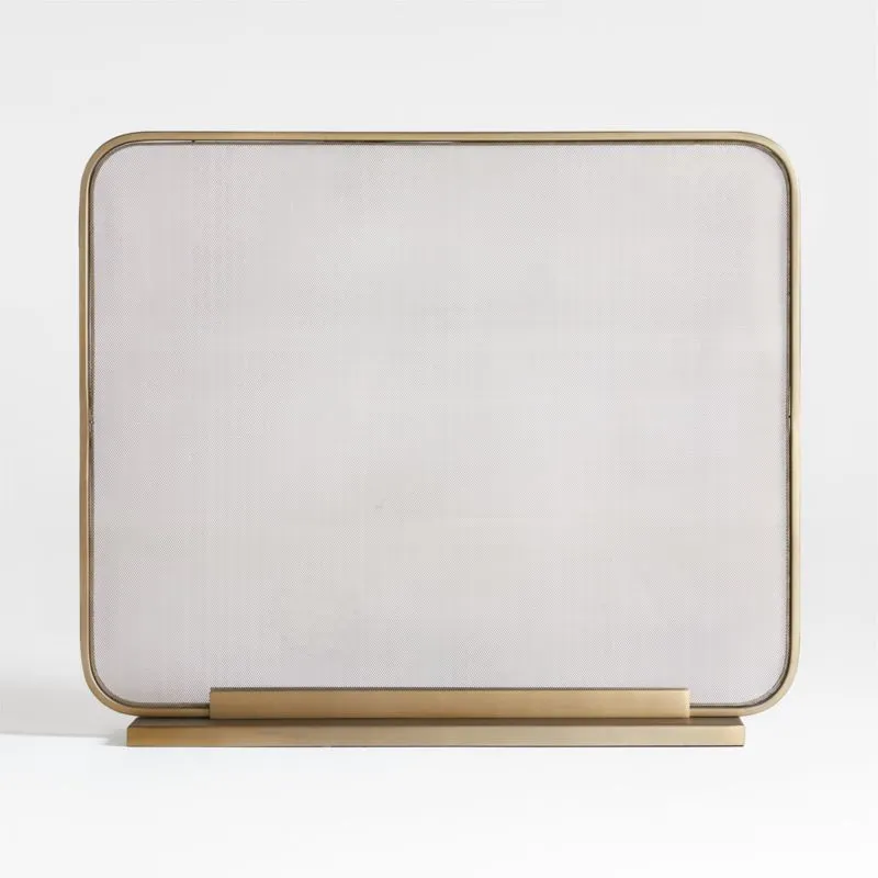 Telum Brass Fireplace Screen