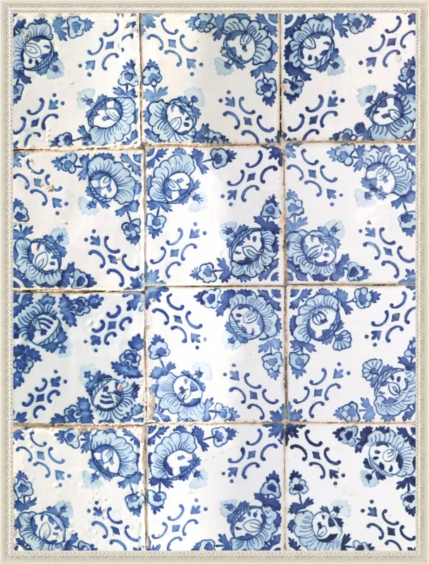 Azulejos by Ingrid Beddoes for Artfully Walls