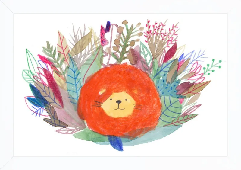 Lion by Marion Barraud for Artfully Walls