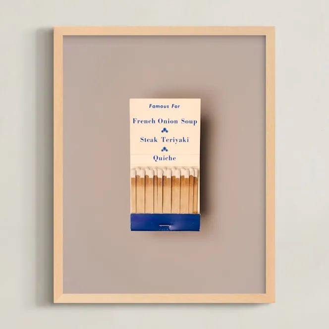 Famous Food Blue Limited Edition Fine Art Print