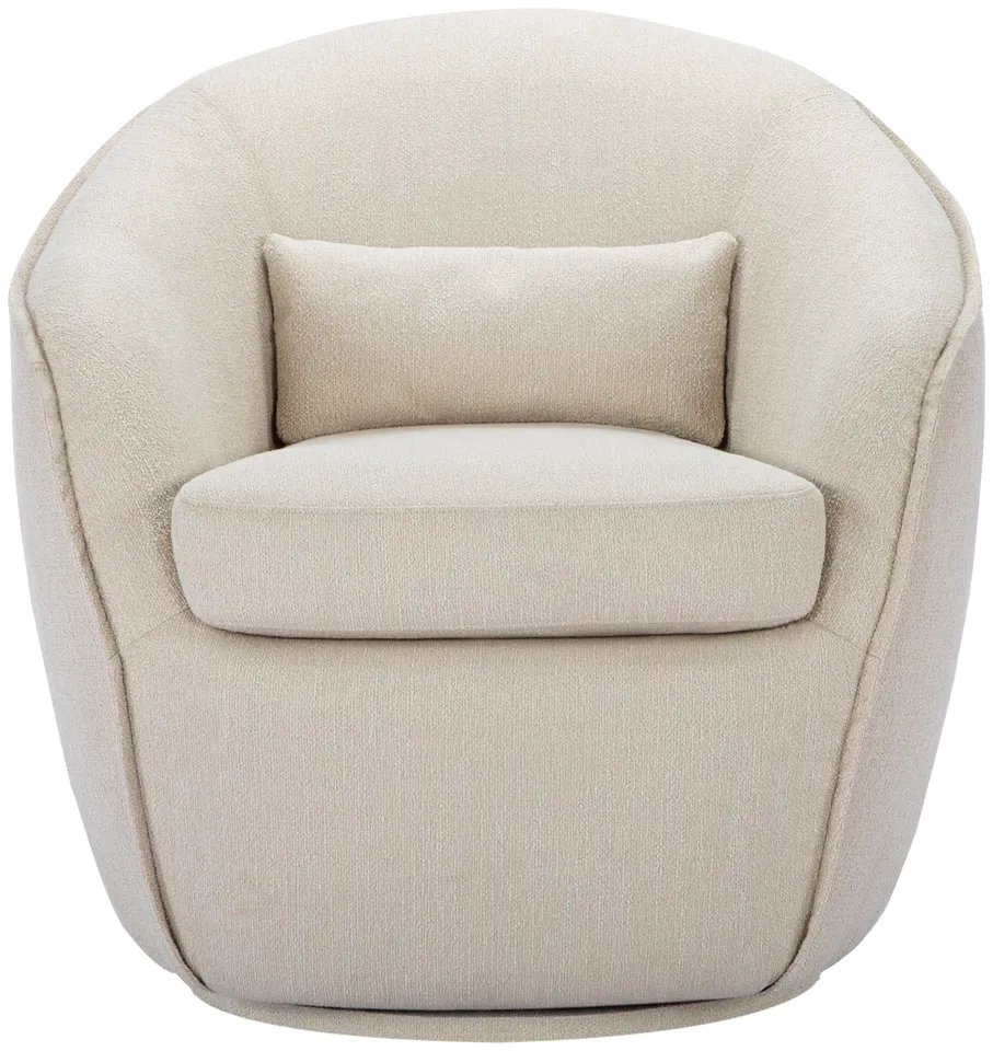 Ariah Polyester 31"H x 30"W x 33"D Swivel Chair