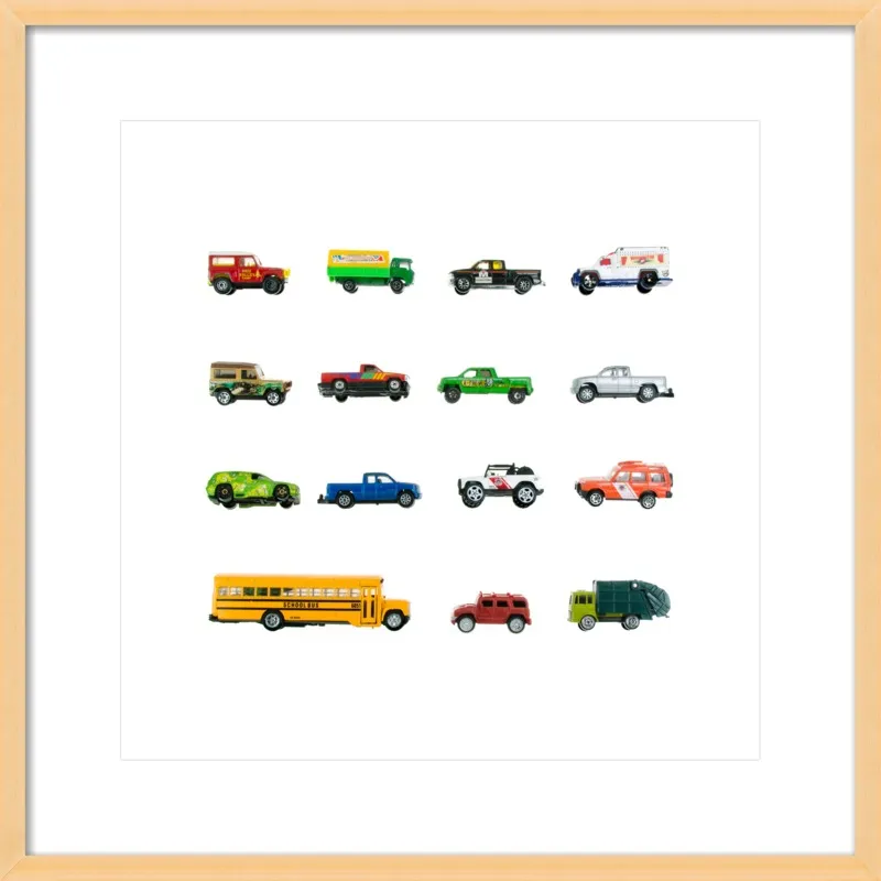 Vintage Toy Trucks by Jennifer Steen Booher for Artfully Walls