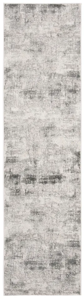 Arlo Home Woven Area Rug, VGE143A, Beige/Charcoal,  2' X 8'