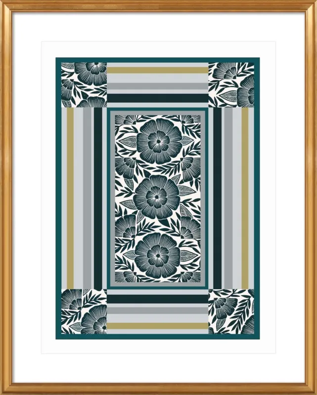 Botanical Frame 1 by Katharine Watson for Artfully Walls