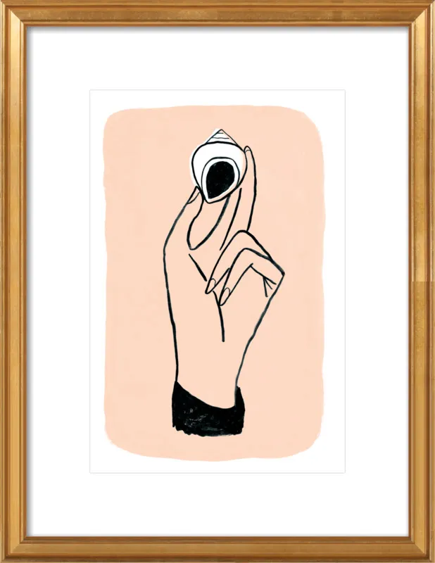 My Hand is My Face by Michael Doyle - Apartment On Belmont for Artfully Walls